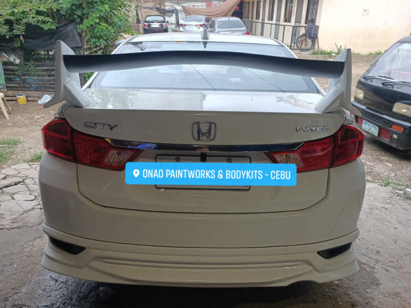 Universal Type R spoiler for Sedan Cars (Matte Black)