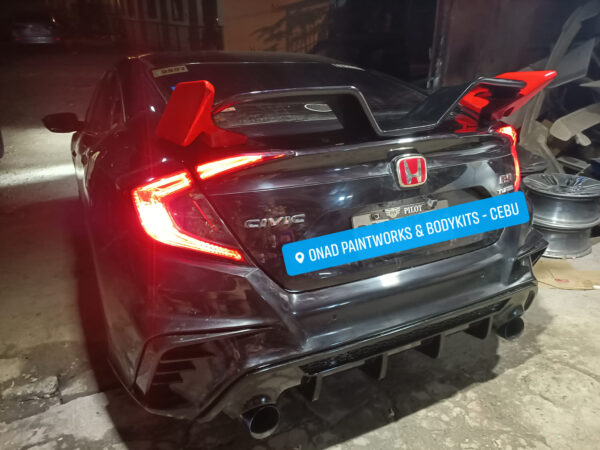 Honda Civic FC Wing Matte Black